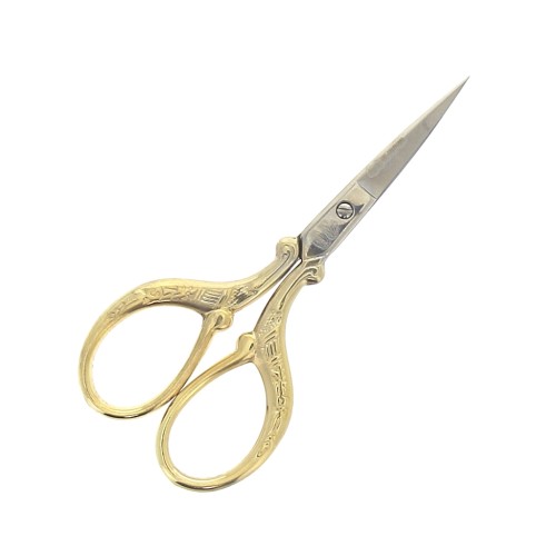 9cm Premax Embroidery worked scissors - Golden x1