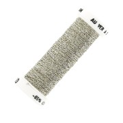 Au ver à soie Metallic braided embroidery thread 4 - Silver - Gold (130) x10m