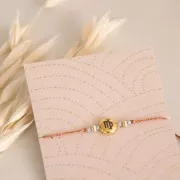 Au ver à soie Metallic braided embroidery thread 16 - Pink (047) x10m