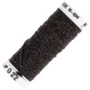 Au ver à soie Metallic braided embroidery thread 16 - Copper Brown (022) x10m