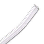 Plastic hollow cord 5mm Transparent x 50cm