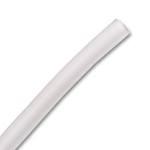 Plastic hollow cord 5mm Translucent x 50cm