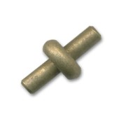 Terminal for 5mm plastic hollow cord Bronze tone x1|raw }}