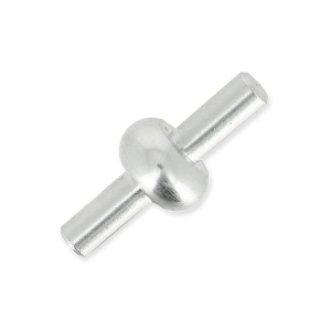 Terminal for 5mm plastic hollow cord rhodié tone x1