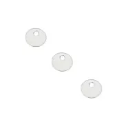 4mm 925 Sterling Silver round sequins x4
