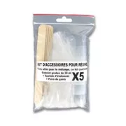 Tools kit for resin casting technique