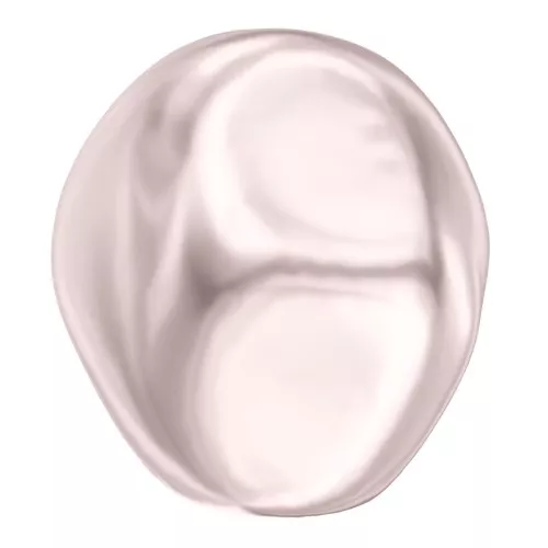8mm PureCrystal 5841 irregular Baroque Pearl - Rosaline Pearl x1x1