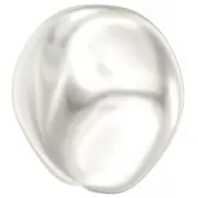 12mm PureCrystal 5841 irregular Baroque Pearl - White Pearl x1
