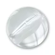 Round bead transparent 25mm Crystal x1