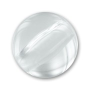 Round bead transparent 12mm Crystal x5