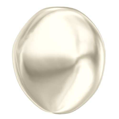 10mm PureCrystal 5842 irregular Baroque Pearl - Cream Pearl x1