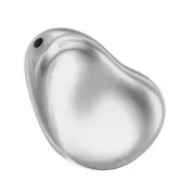 16mm PureCrystal 5843 irregular Baroque drop Pearl - Light Grey Pearl x1