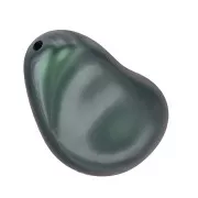 16mm PureCrystal 5843 irregular Baroque drop Pearl 16 mm Irid Tahitian Look Pearl x1