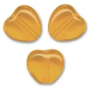 Hearts  8mm Dark Topaz  x20