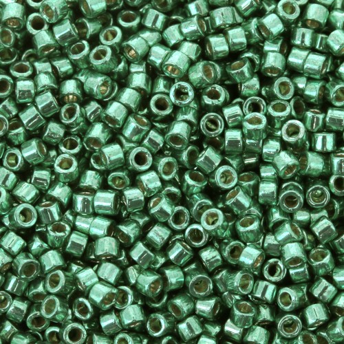 Miyuki Delica Duracoat 11/0 DB2505 - Galvanized Dark Mint Green x8g