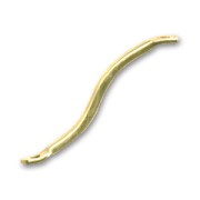 Tube spacer 2 loops 22mm Gold tone x20|raw }}