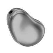 12mm PureCrystal 5843 irregular Baroque drop Pearl - Dark Grey Pearl x1