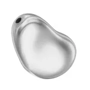 12mm PureCrystal 5843 irregular Baroque drop Pearl - Light Grey Pearl x1