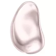 12mm PureCrystal 5843 irregular Baroque drop Pearl - Rosaline Pearl x1