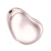 12mm PureCrystal 5843 irregular Baroque drop Pearl - Rosaline Pearl x1