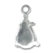 Pendant setting PureCrystal 4300/4328 10x6mm Silver-colored x1|raw }}