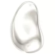 12mm PureCrystal 5843 irregular Baroque drop Pearl - White Pearl x1