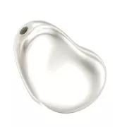 12mm PureCrystal 5843 irregular Baroque drop Pearl - White Pearl x1