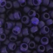 Toho Seed beads 15/0 TO15R8DF - Transparent Frosted Cobalt