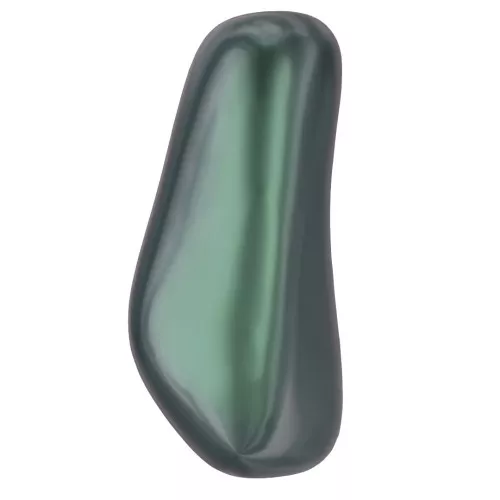 10mm PureCrystal 5844 irregular Baroque oval Pearl - Irid Tahitian Look Pearl x1