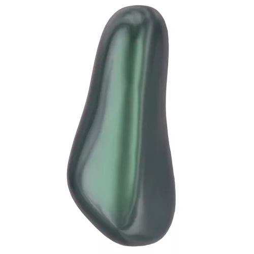 14mm PureCrystal 5844 irregular Baroque oval Pearl - Irid Tahitian Look Pearl x1