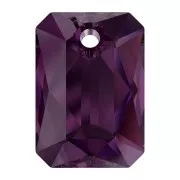 11.5x8mm PureCrystal 6435 Pendant - Amethyst x1