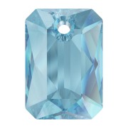 11.5x8mm PureCrystal 6435 Pendant - Aquamarine x1
