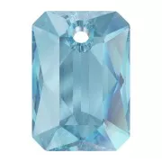 11.5x8mm PureCrystal 6435 Pendant - Aquamarine x1