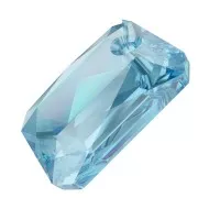 11.5x8mm PureCrystal 6435 Pendant - Aquamarine x1