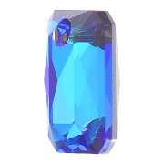 11.5x8mm PureCrystal 6435 Pendant - Crystal Bermuda Blue x1
