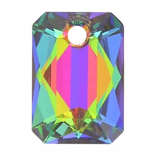 11.5x8mm PureCrystal 6435 Pendant - Crystal Vitrail Medium x1