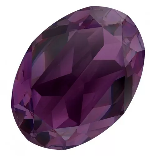 14x10mm PureCrystal 4120 Oval Fancy Stone - Amethyst Ignite x1