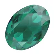 18x13mm PureCrystal 4120 Oval Fancy Stone - Emerald Ignite x1