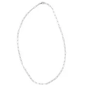 60cm 304 Stainless steel 4mm Long Rectangle mesh necklace x 1