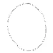 70cm Stainless steel 6mm Long Rectangle mesh necklace x 1