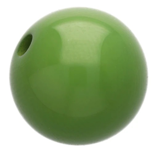 12mm Opaque resin bead - Olive Green x1