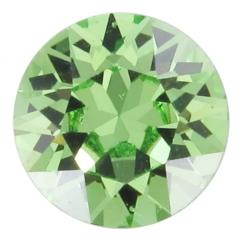 PureCrystal 1088 Round Stone 4mm Peridot x10