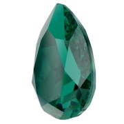 14x10mm PureCrystal 4320 Pear Fancy Stone - Emerald Ignite x1
