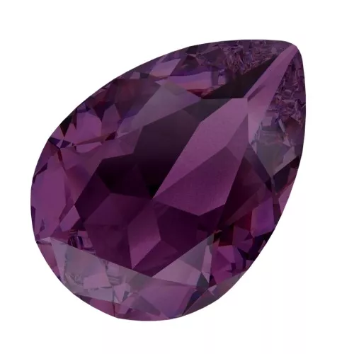 14x10mm PureCrystal 4320 Pear Fancy Stone - Amethyst Ignite x1