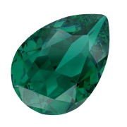 18x13mm PureCrystal 4320 Pear Fancy Stone - Emerald Ignite x1|raw }}