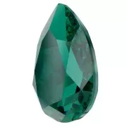 18x13mm PureCrystal 4320 Pear Fancy Stone - Emerald Ignite x1
