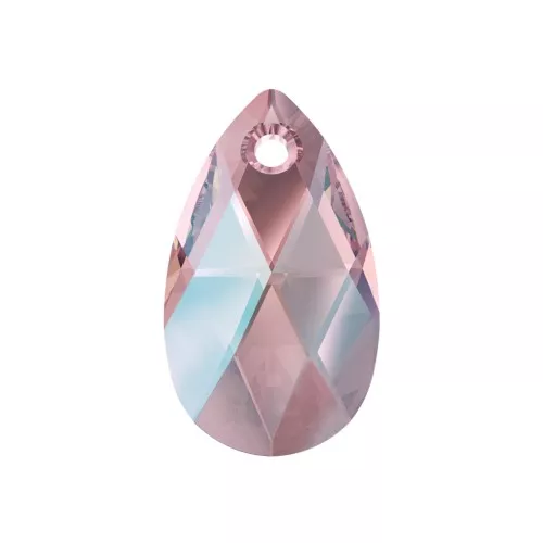 16mm PureCrystal Tear drop 6106 - Light Rose Shimmer x1