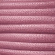 European cotton waxed cord 1.3mm Antique Rose x 1 m|raw }}