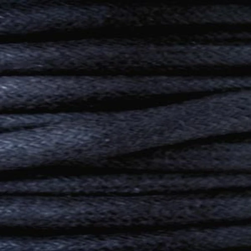 European cotton waxed cord 1.3mm Dark Blue x 1 m