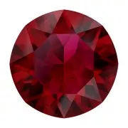 8mm PureCrystal 1088 Round Stone - Scarlet Ignite x1